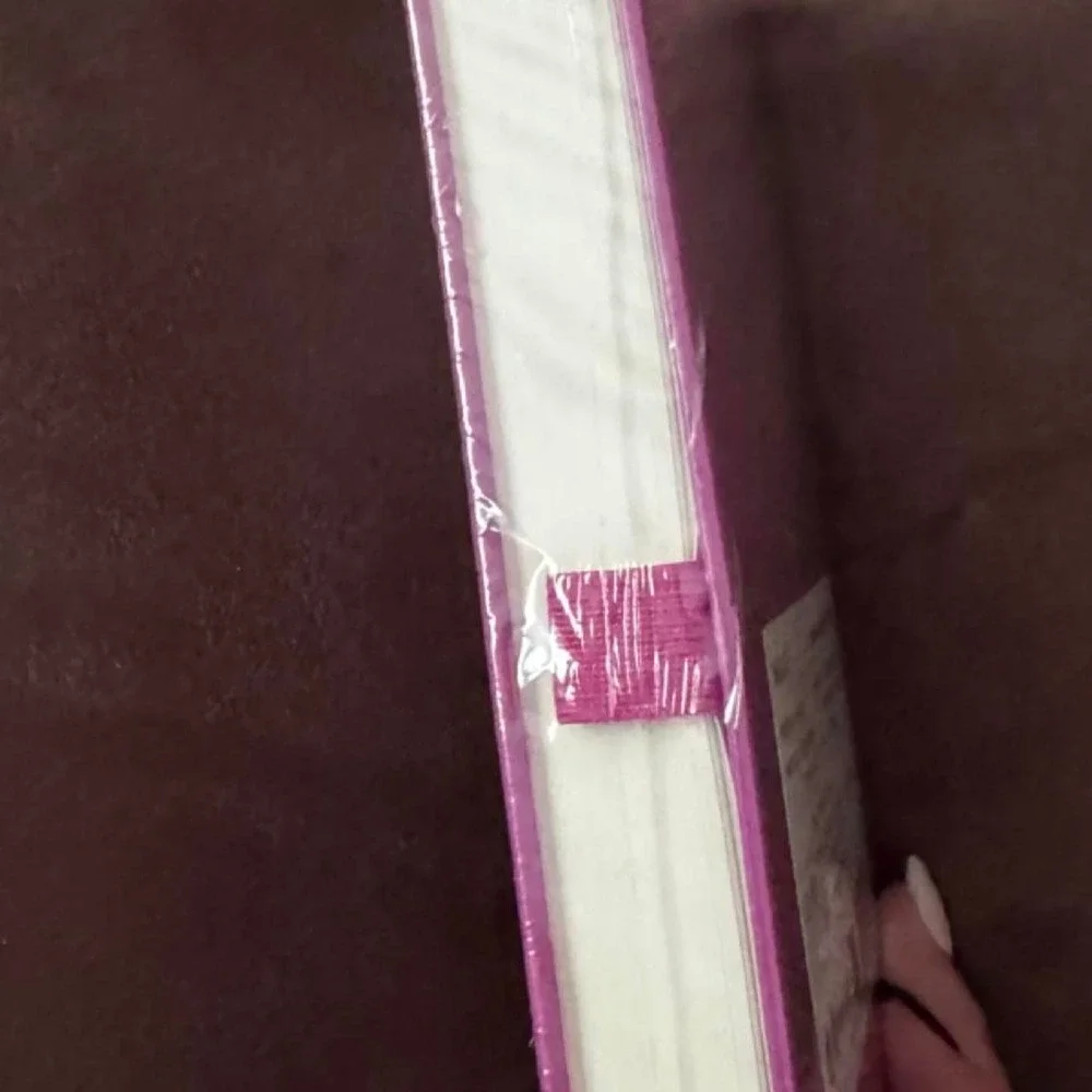 Faux Leather Journal Notebook with Numbered Pages, Purple
